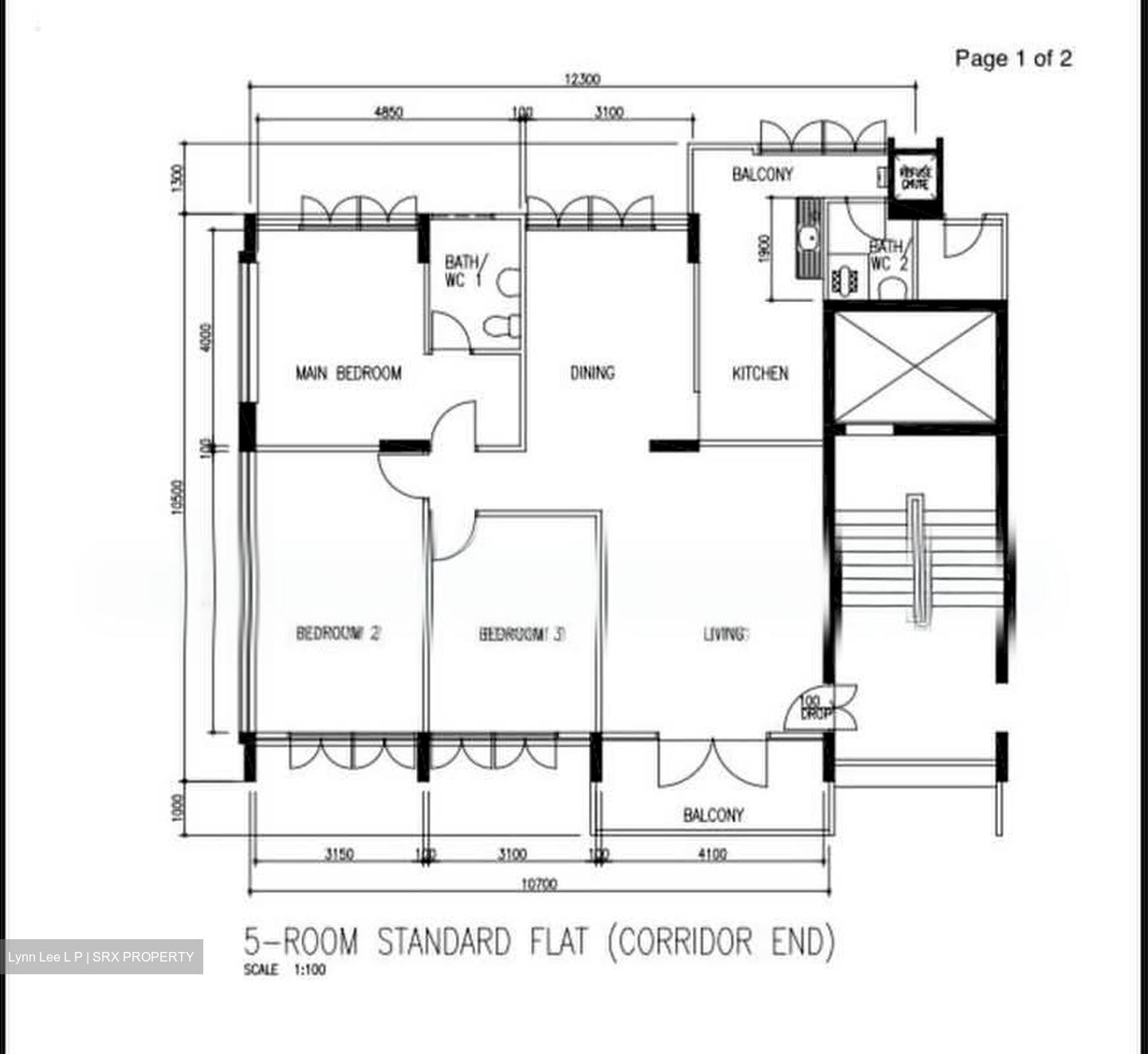 Blk 101 Kebun Baru Heights (Ang Mo Kio), HDB 5 Rooms #602794901